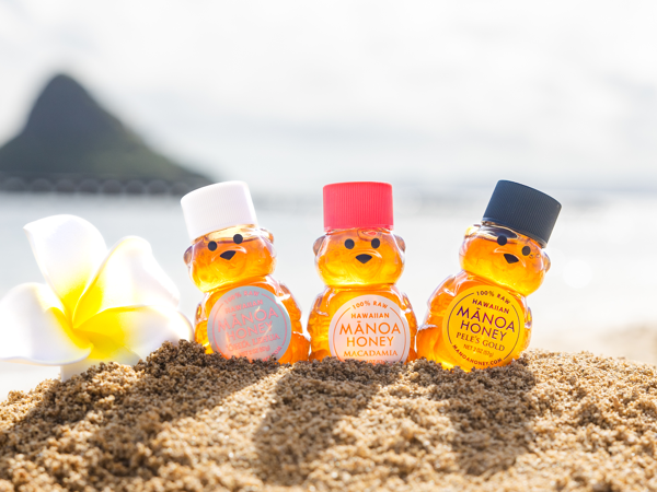 100% Raw Hawaiian Manoa Honey - Variety Pack (3pcs)