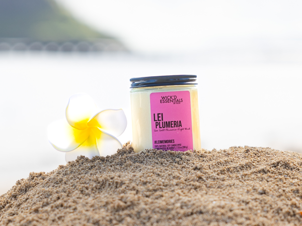 Wick'd Essentials Lei Plumeria Candle