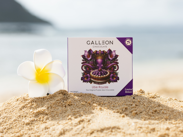 Galleon Chocolate - Ube Royal Chocolate Bar